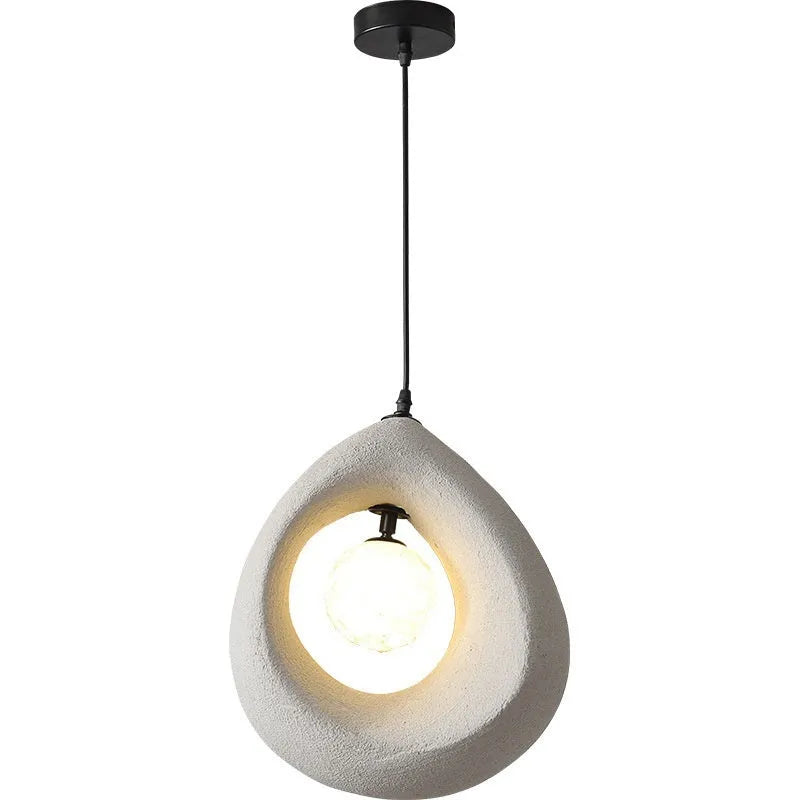 Retro bar chandelier pendant light with milky white glass lampshade for living room and dining room
