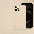 Genuine leather protective case for iPhone in multiple colours, showing simple design and half-break style.