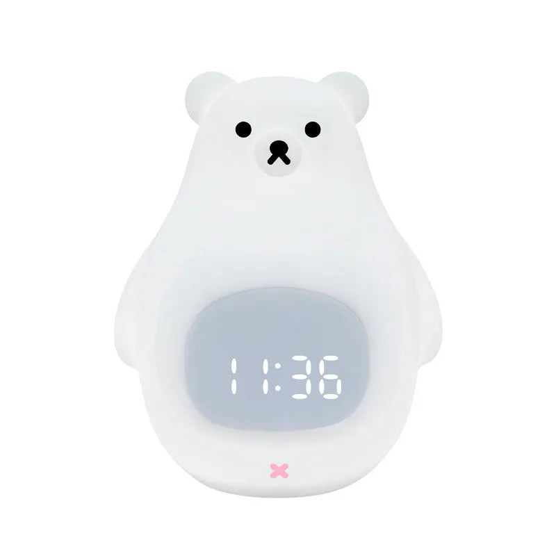 Big White Bear silicone night light with sleeping timer and remote control