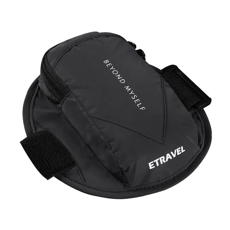 Reflective running arm bag for mobile phones with 7 inch capacity