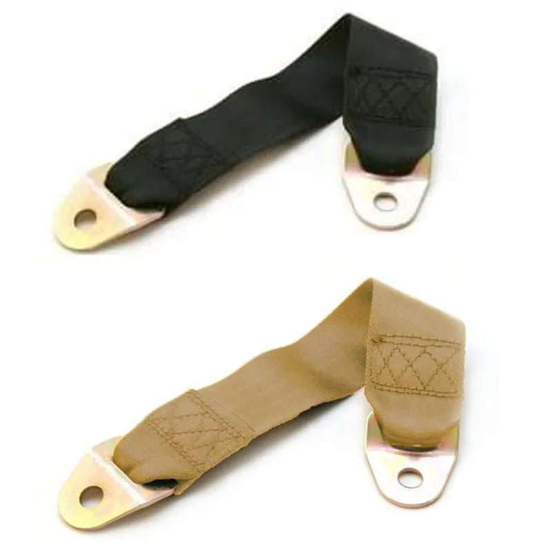 Polyester door fixing belt with screws and nuts for securing doors in position