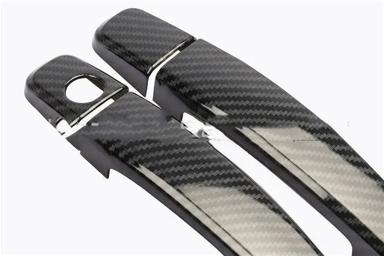 Carbon fibre pattern door handle decoration for Opel Vauxhall Astra H/J models