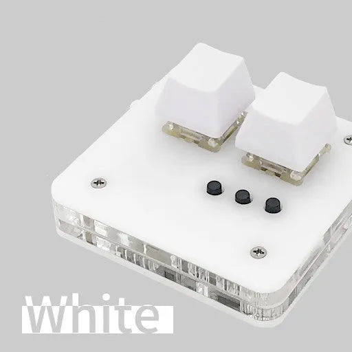USB wired mini keyboard with touch panel in choice of white, grey, black or pink colours