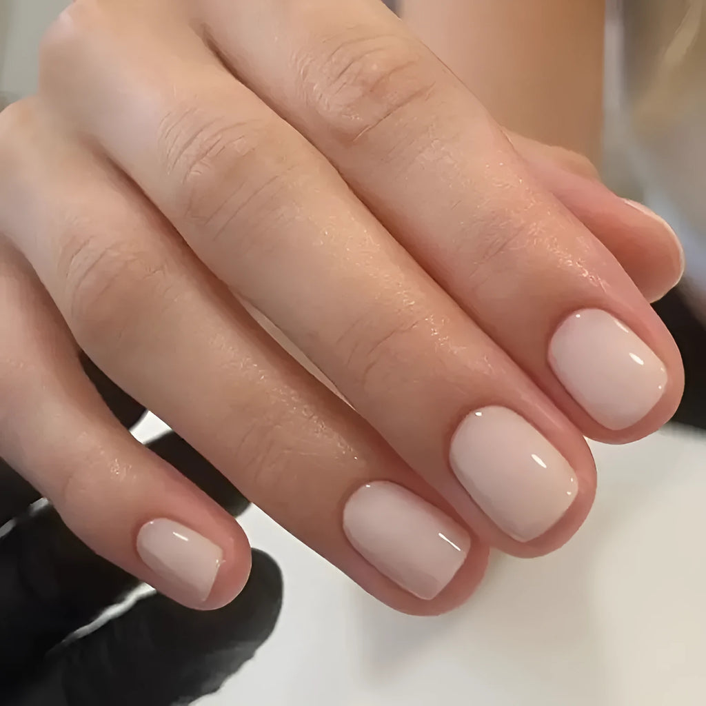 Plastic nail art set in MY119 solid colour for ladies DIY manicure