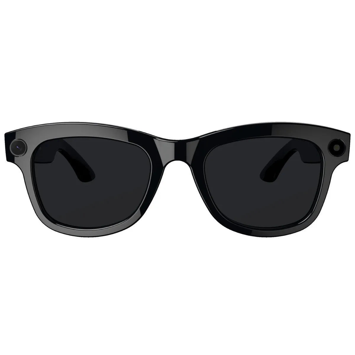AI translation video glasses with HD camera in black lens and transparent lens options