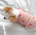 Pink pet vest flying sleeves Dralon fabric spring casual style dog cat