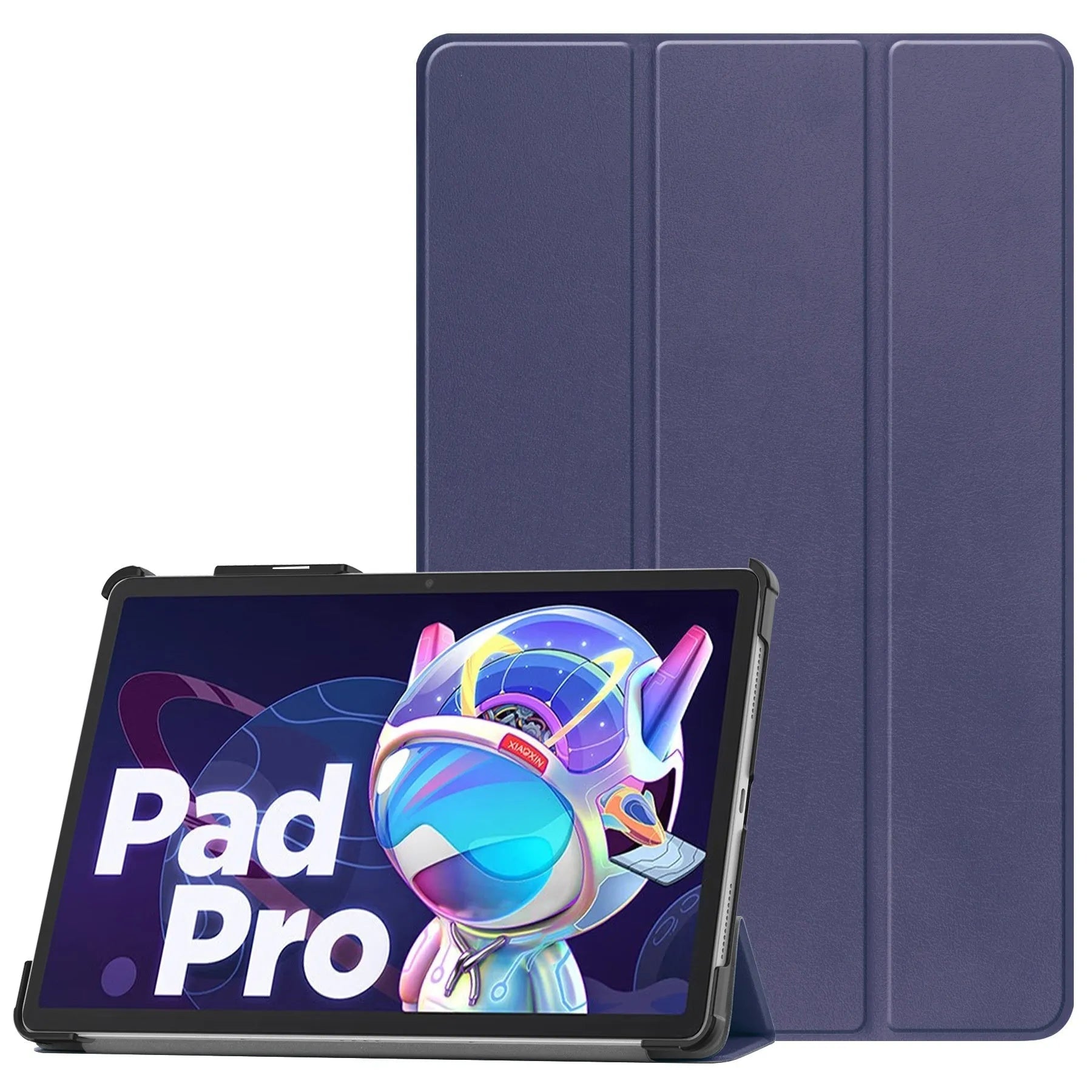 Lenovo Tab P12 tablet protective case in a choice of colours and patterns with a folded magnetic stand.