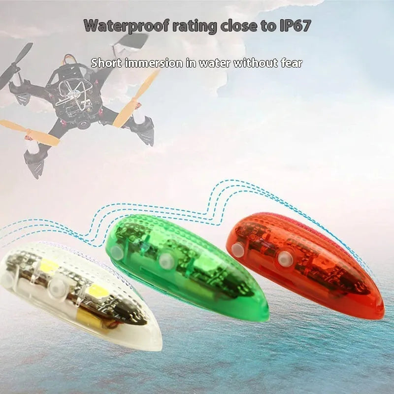 V3 wireless charging waterproof navigation light for car and ship scale models