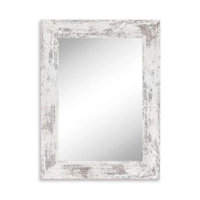 Little White wall-mounted dressing mirror with modern pastoral style and retro Chinese design
