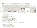 XDA profile mechanical keyboard keycaps in custard colours for 68 75 98 100 key layouts