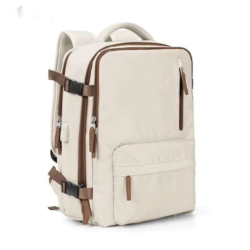 Large waterproof nylon mummy backpack shown in one of 32 available colours, suitable for travel and hiking.