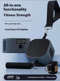 Intelligent adjustable resistance training tensioner in blue grey colour with 2-20kg range