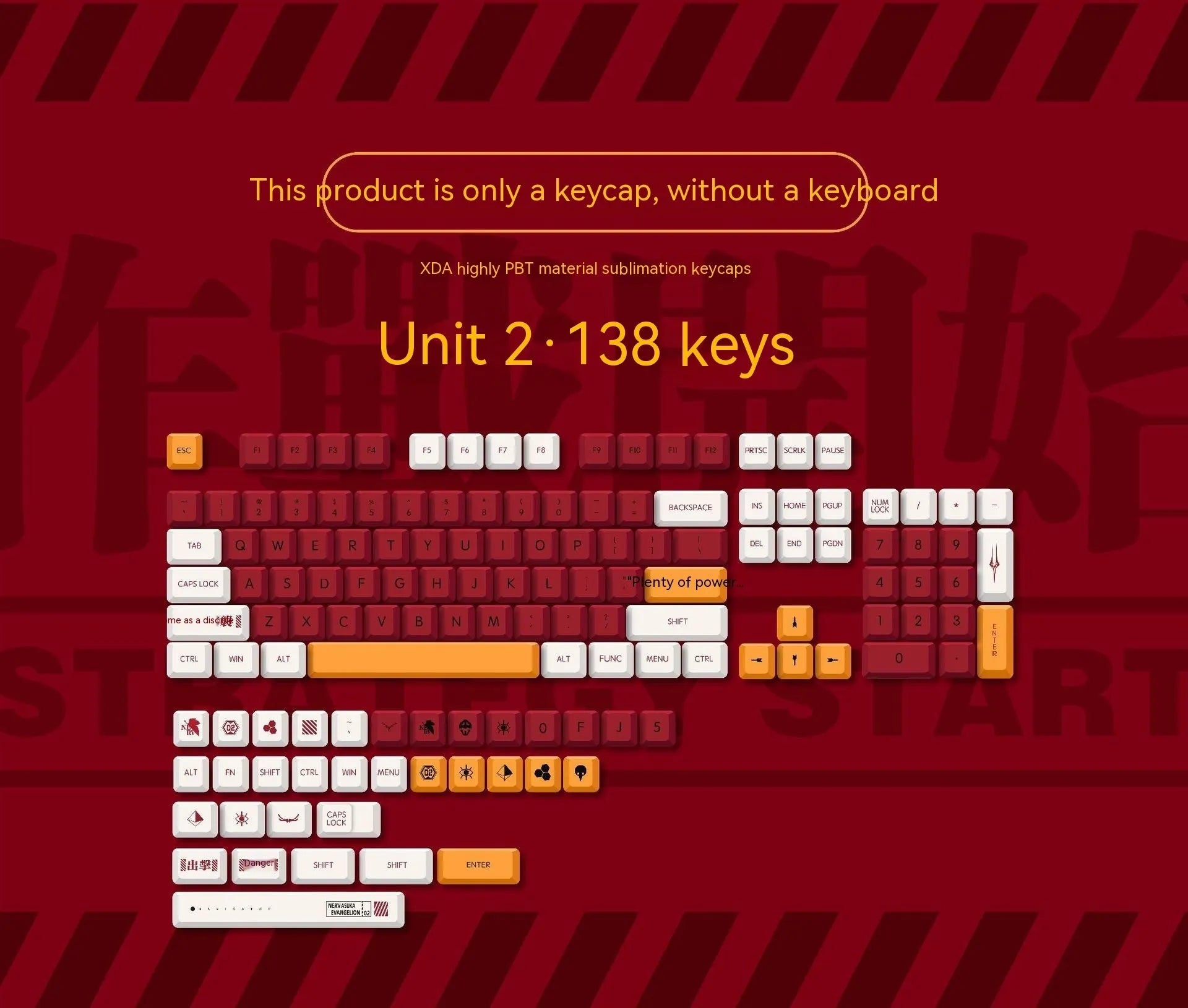 138-piece PBT sublimation keycap set with boy and girl colour matching for mechanical gaming keyboards