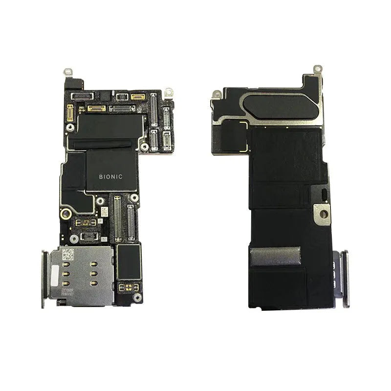 Silver iPhone 13 Pro Mini upper and lower motherboard grinding board with bottom ID section